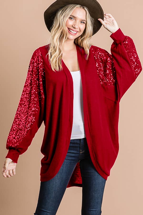 7th Ray - Wholesale Cardigan - Women's - Chill Embrace Women's Casual Cardigan T365514