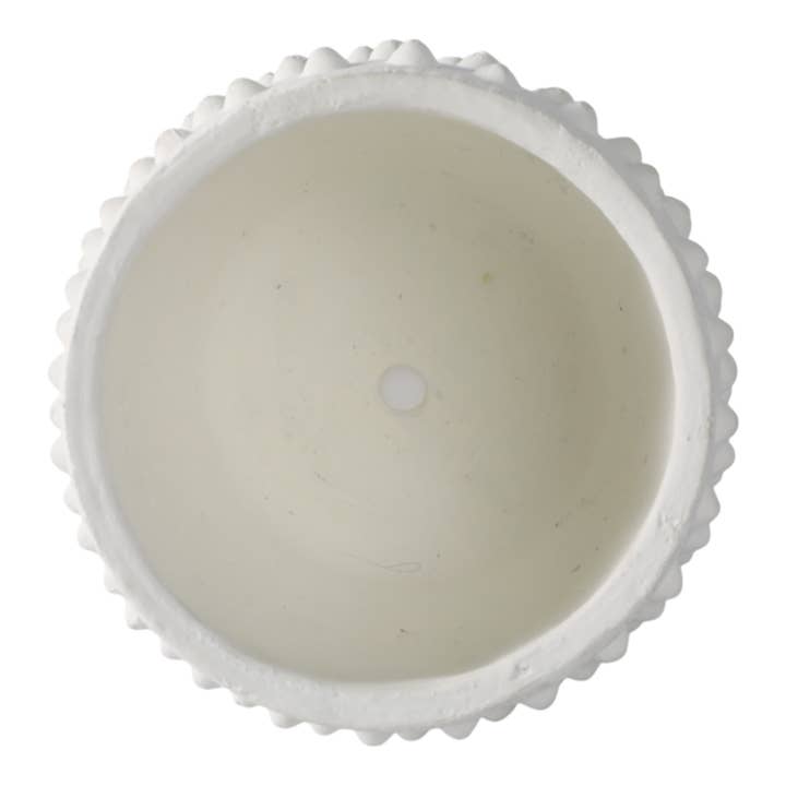 Sagebrook Home - Wholesale Plant Pot - Ceramic Bubble Rough Finish Garden Planter - White, 8 in.9