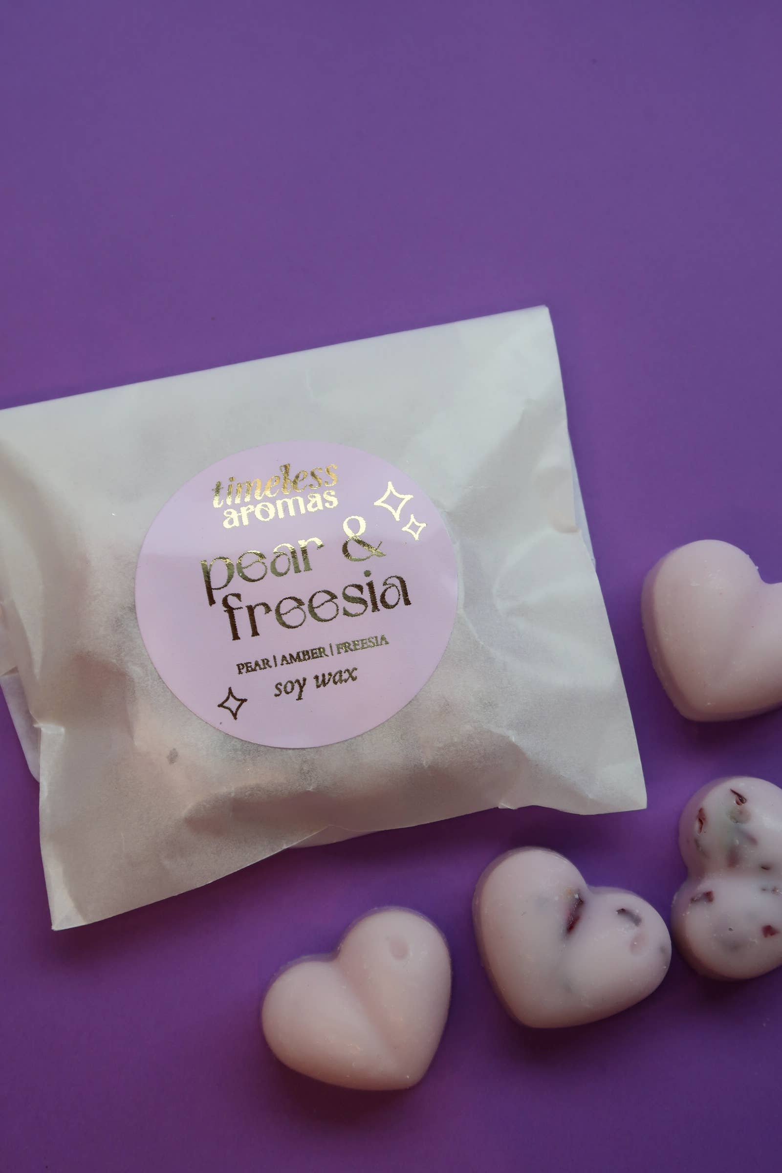 Timeless Aromas Ltd - Vendita all'ingrosso Cialde di cera - Cera Fusa alla Pera e Fresia, Cera di Soia, San Valentino