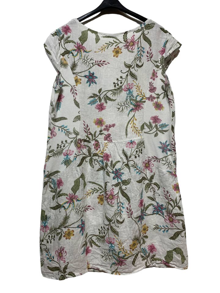 LINEN & COTTON HOUSE - Wholesale Dress - Women's - 53189 FLOWER DRESS10