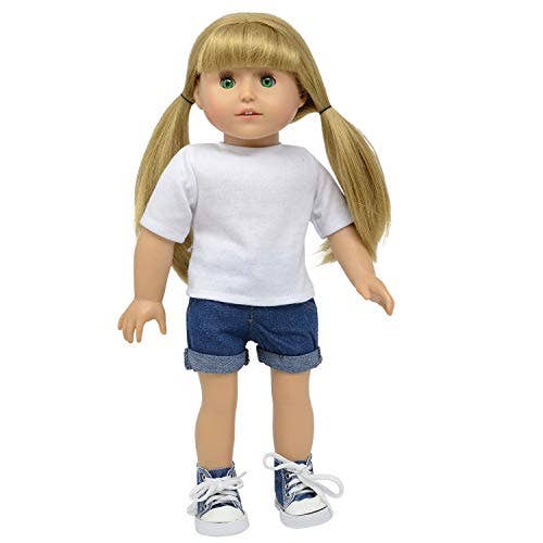The New York Doll Collection - Wholesale Doll Clothing - Kids - 18" Doll Denim Jean Set of 41
