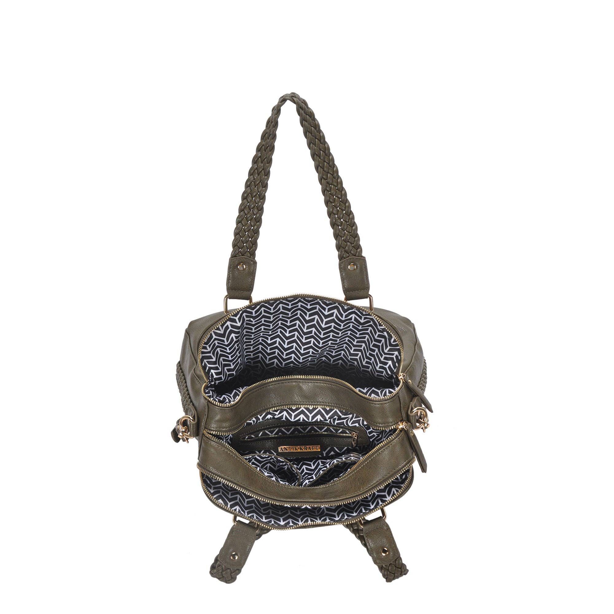 MMS Brands - Wholesale Satchel - Women's - Roxanne Triple Compartment Satchel8