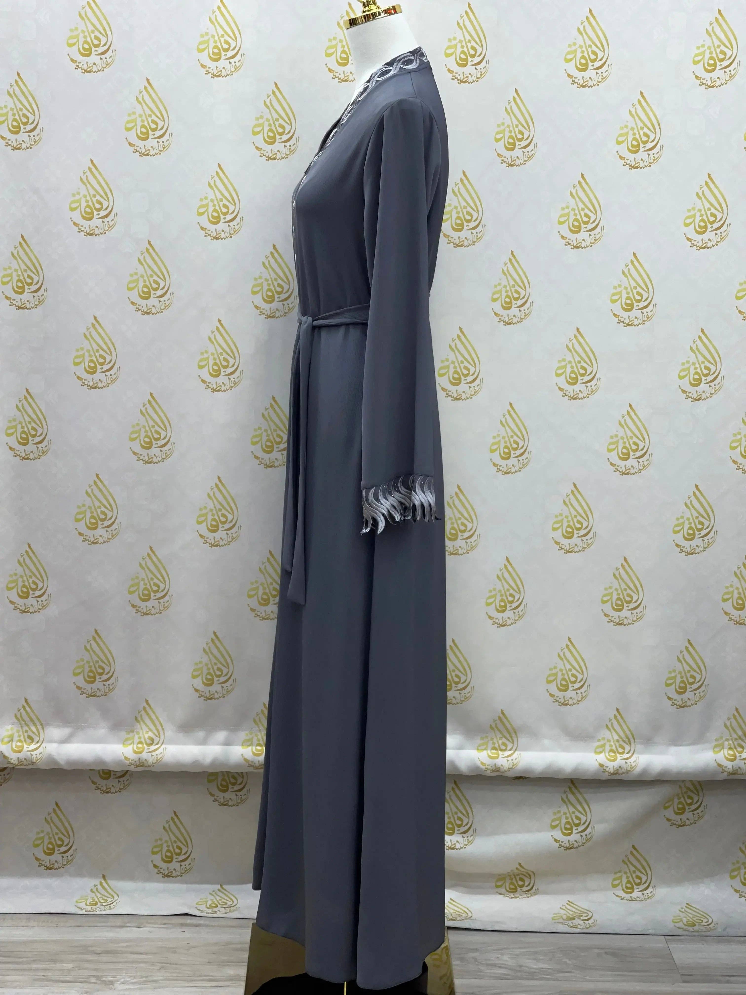 Palestinian Elegance - Wholesale Kaftan - Women's - Elegant Abaya: Style and Sophistication in Harmony24