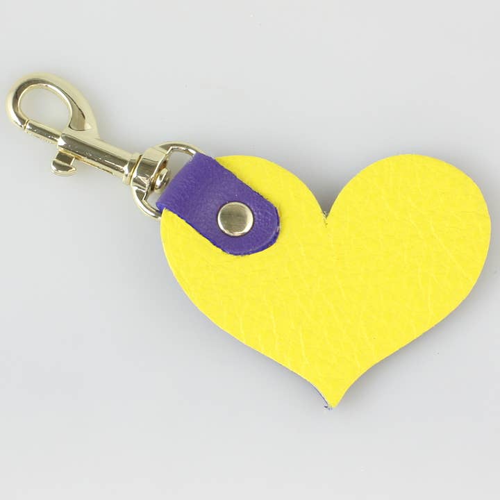 Zina Kao Exclusives - Wholesale Keychain – Women's - Two Tone Soft Leather Keychain: 2 shapes!20