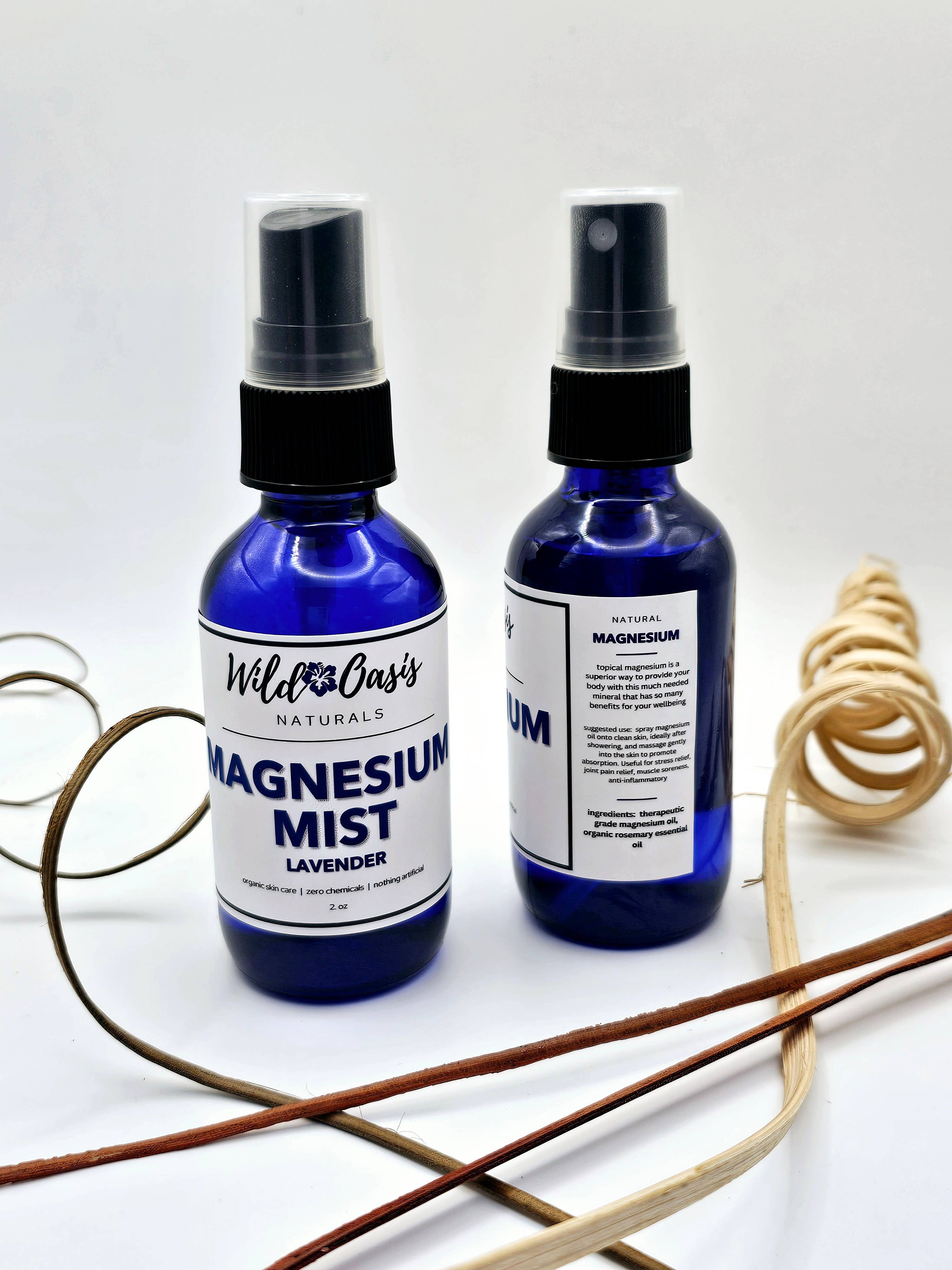 Wild Oasis Naturals - Wholesale Pain Relief Spray/Cream - Magnesium Mist - 2 oz - Pure Magnesium Oil Spray3