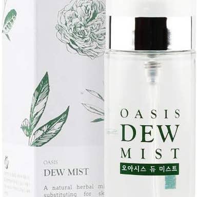 Oasis Dew Mist 3.38oz 100ml, Soothing Calming Facial Mist spray for sensitive skin, Premium Bulgarian Damask rose water for wholesale by RNR Sisters