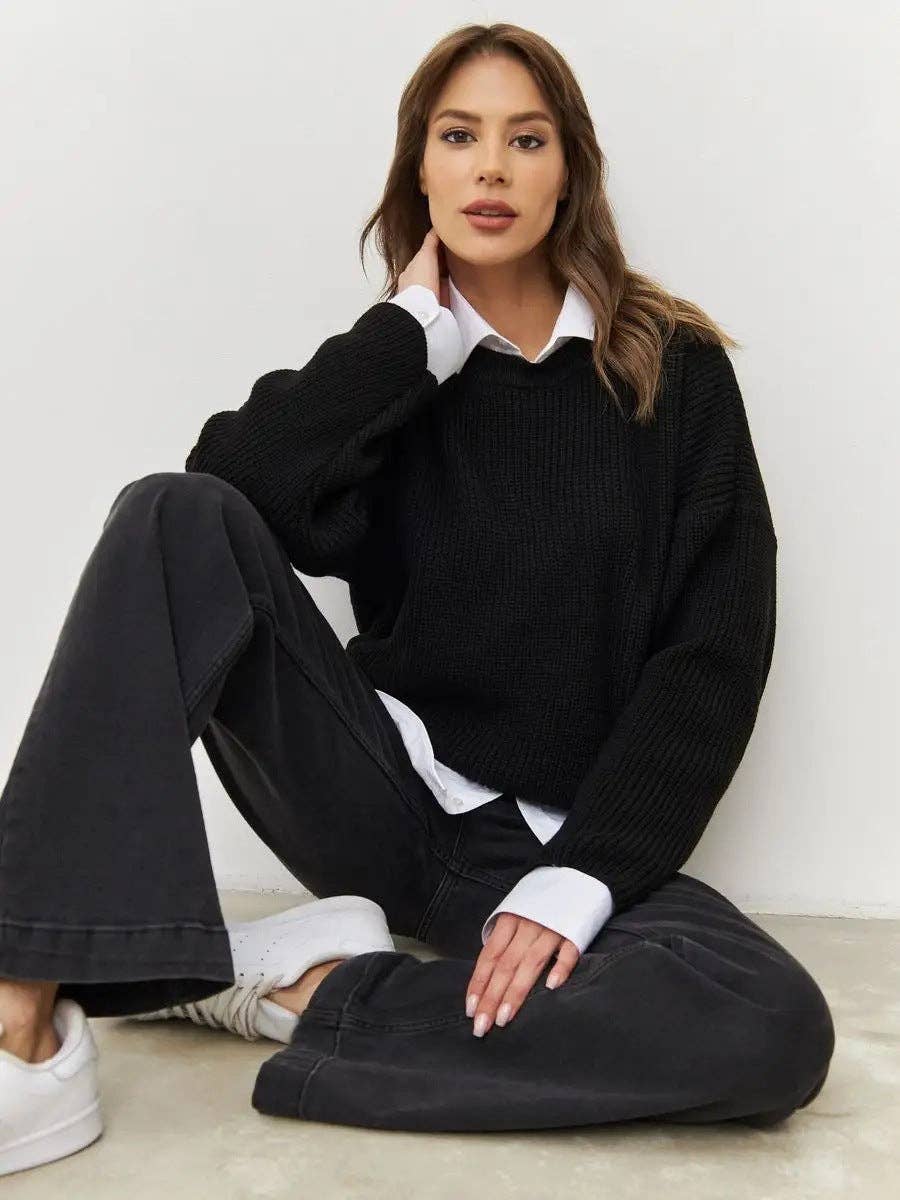 Marayn - Vendita all'ingrosso Maglione tricot - Donna - Maglione a Maglia Grossa Chic Comodo e Globale20