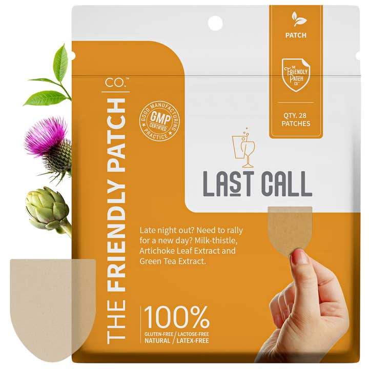 Friendly Patch CO - Wholesale Oral Supplement/Vitamin - Last Call Hangover Patch - 28 patchs