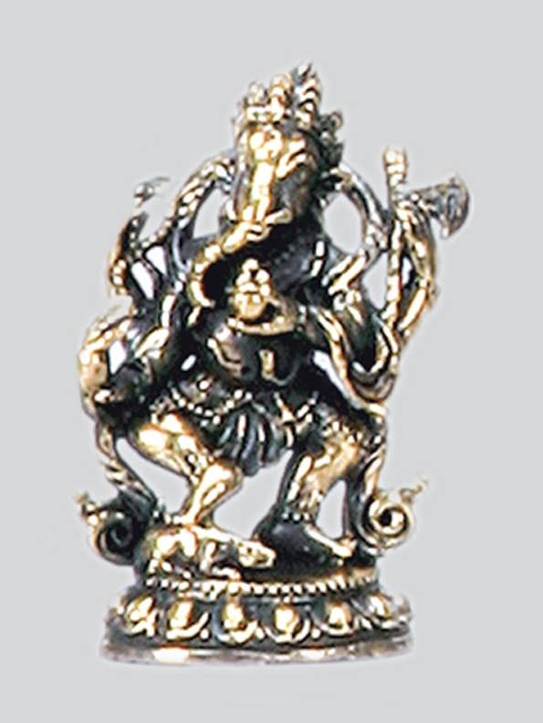 Dansande Ganesh-staty (S-35) för wholesale av Kathmandu Imports