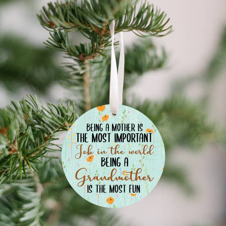 Being Grandma Is the Most Fun Christmas Ornament for wholesale by cuteful creationz