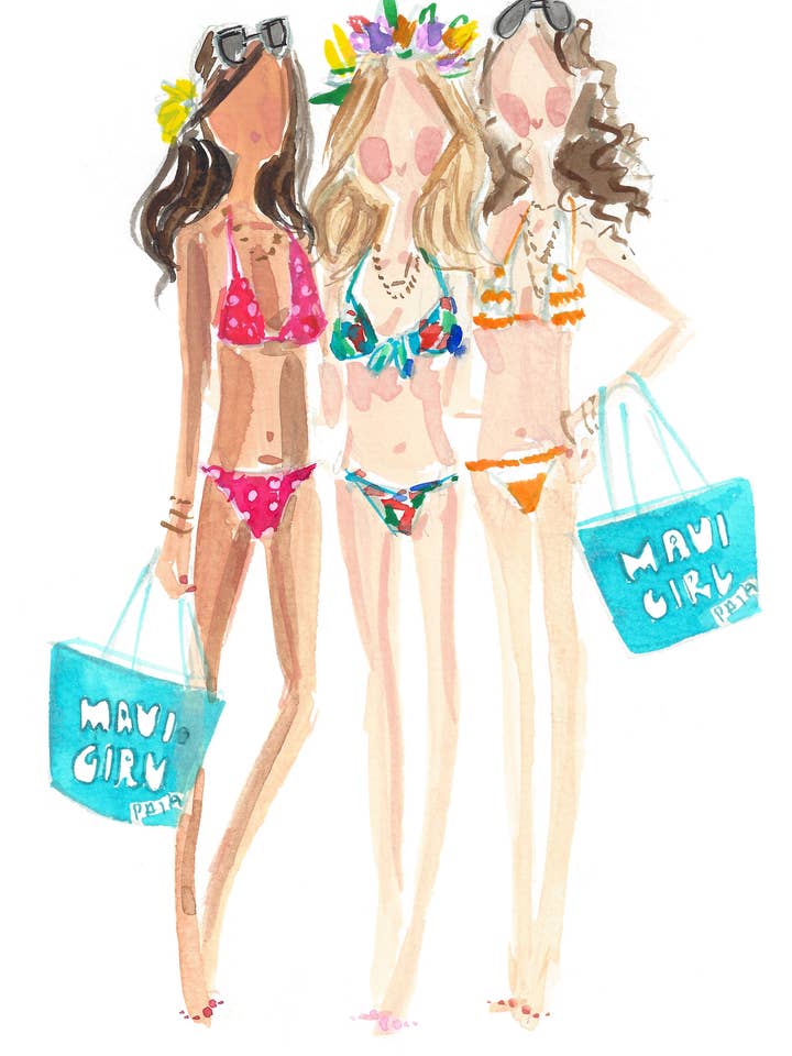 Maui Art Prints for wholesale by Maui Girl