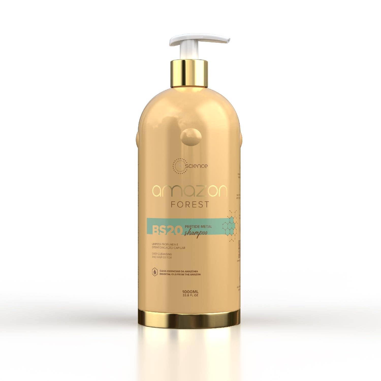 Savoy Active - Vente Shampoings - BRSCIENCE Shampooing Peptide Forêt Amazonienne BS20 – 1L