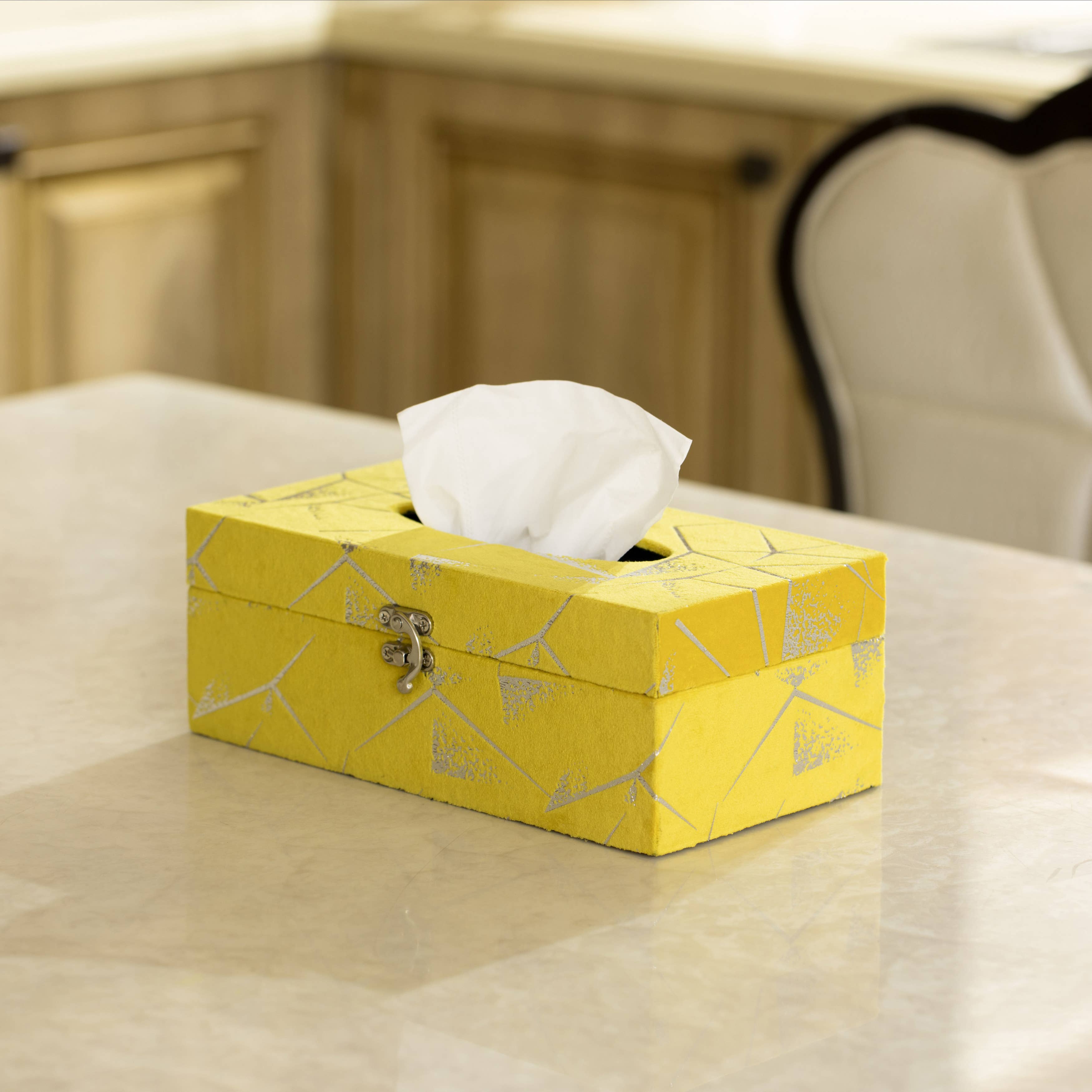 Quickway Imports - Wholesale Tissue Box - Velvet Modern Paper Facial Tissue Box Holder11
