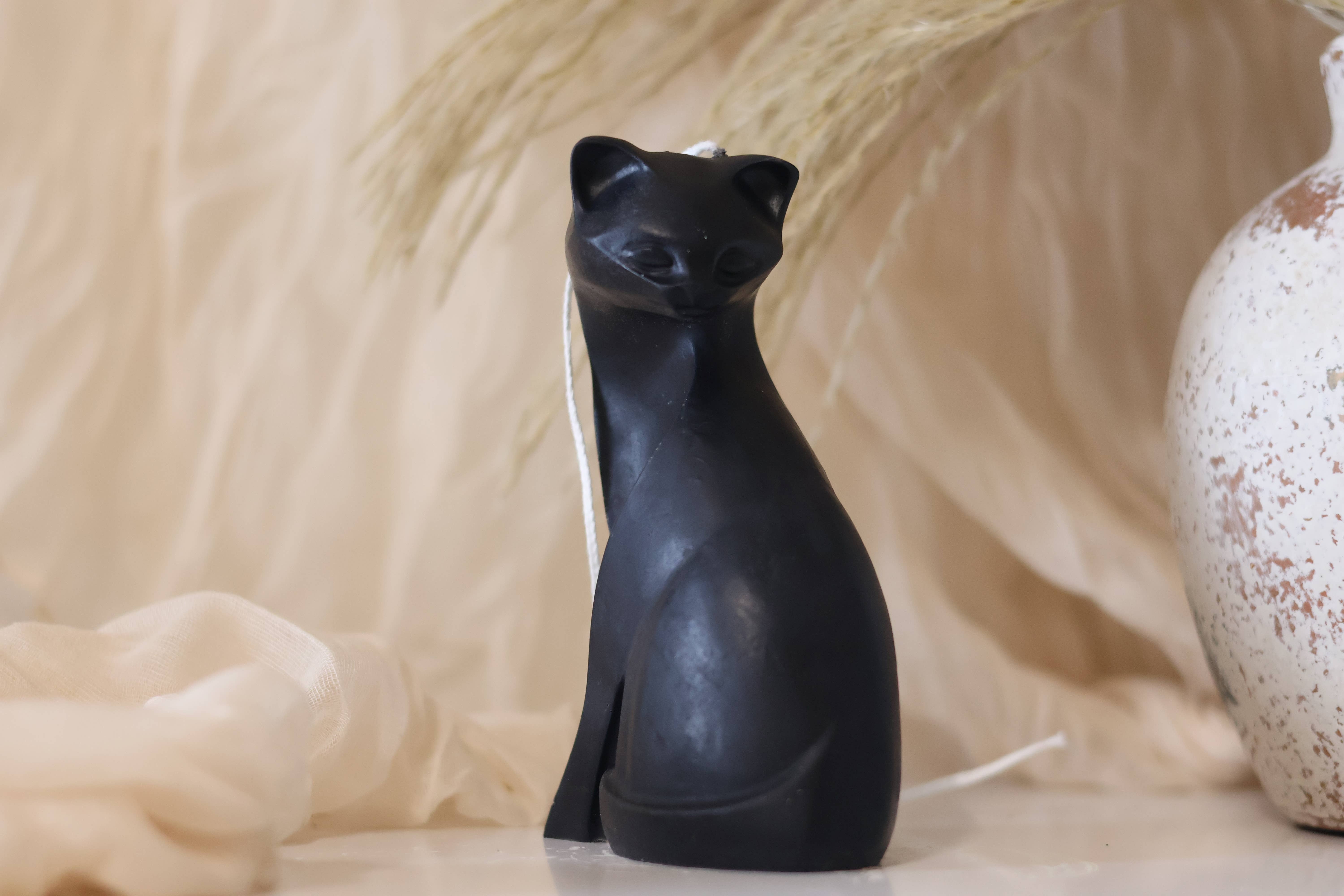 Agaboo Candle - Venta al por mayor Velas de diseño llamativo - Vela elegante con forma de gato, 5.5 x 2.5 pulgadas, con forma de animales3