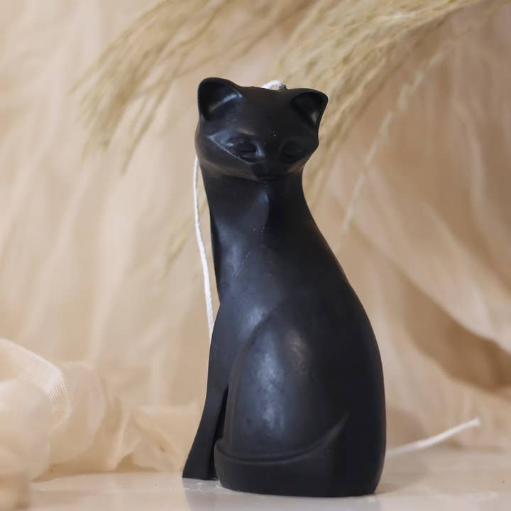 Agaboo Candle - Venta al por mayor Velas de diseño llamativo - Vela elegante con forma de gato, 5.5 x 2.5 pulgadas, con forma de animales3
