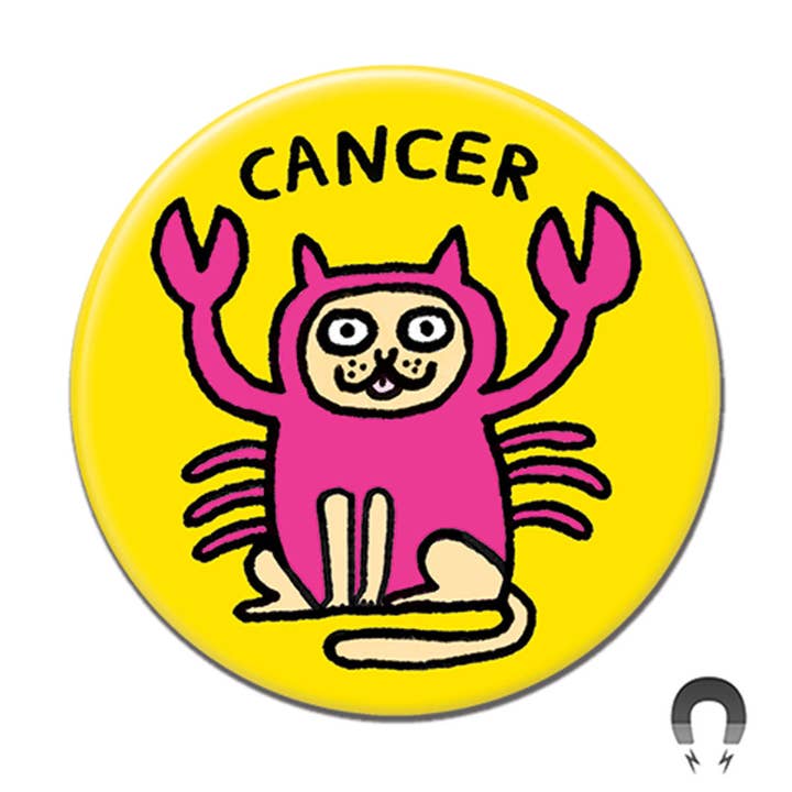 Imán grande del cáncer para venta al por mayor de Badge Bomb