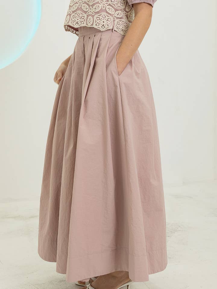 Heyson - Venta al por mayor Falda - Mujer - Falda Midi Elegante con Pliegues JOS10201