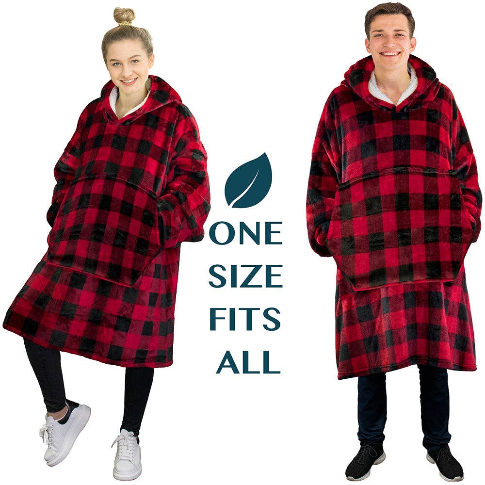 Pavilia - Wholesale Throw Blanket - Oversized Wearable Hoodie Blanket27