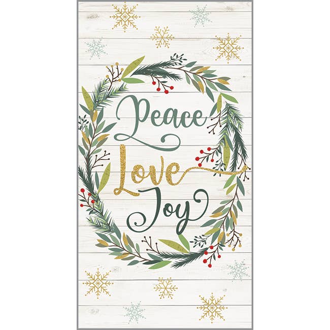 Money Gift Card Holder- Pine Branch Wreath for wholesale by GINA B DESIGNS