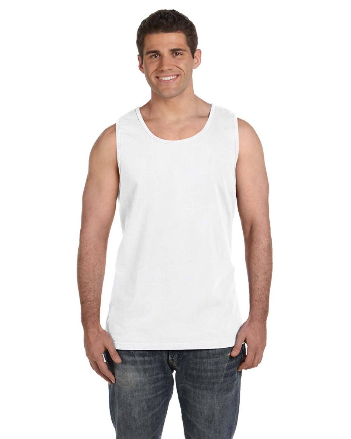 Total Apparel - Wholesale Tank Top - Men's - Comfort Colors Adult Heavyweight Blank Tank Top | C93600