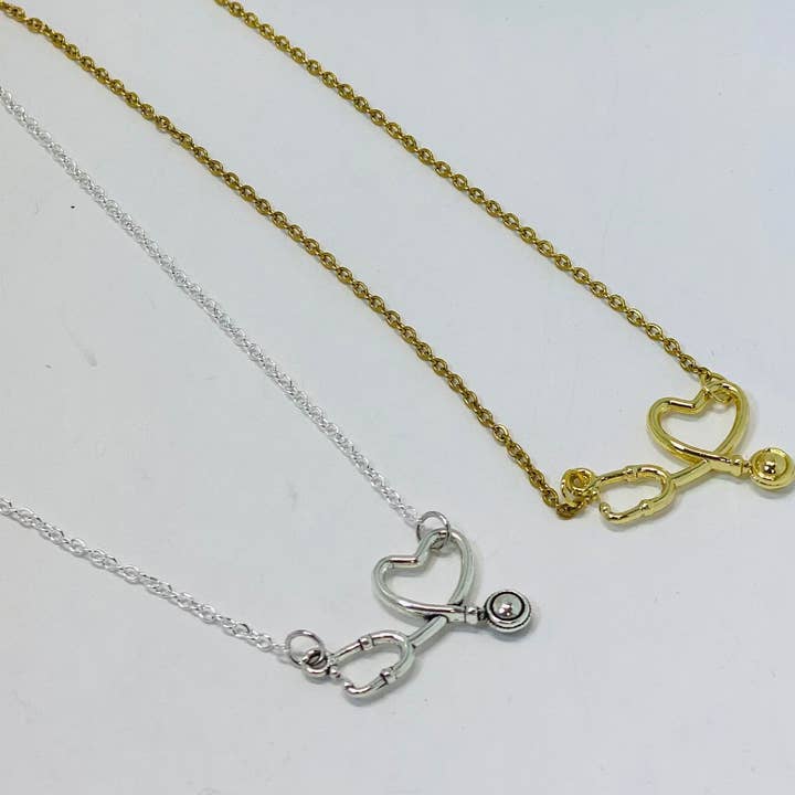 Little Happies Co - Wholesale Pendant/Charm Necklace - Stethoscope Necklace - GIft for Nurse - Doctor - Healthcare3