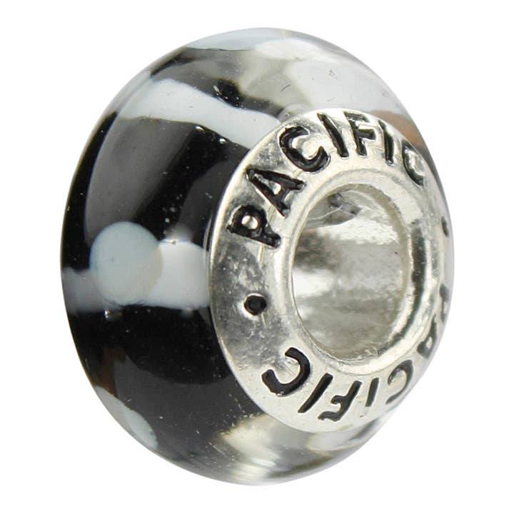 Silver Murano Glass Bead - for the Love of It for wholesale by West Coast Jewelry