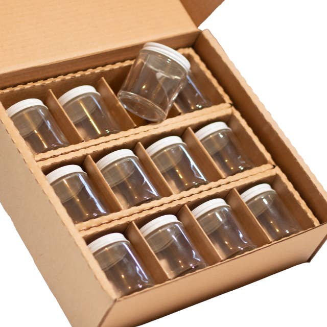 12 Creative Crafting Jars | DIY Gift Collection | Crafting & Organizational Essentials | Storage | Jam and Jelly Canning Set for wholesale by Smoke Camp Crafts