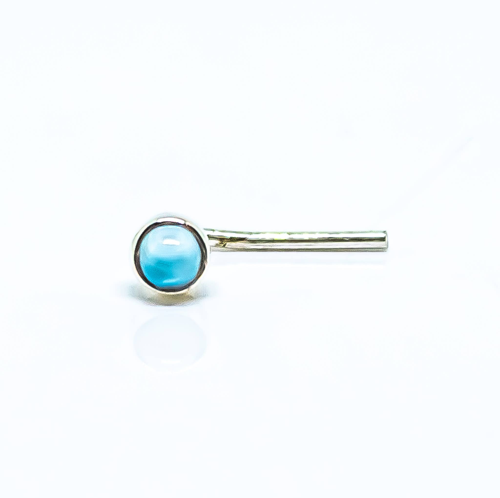 Quasar Gems USA – wholesale Nose ring – Gemstone Nose Pin Sterling Silver 3 Pcs Set 3
