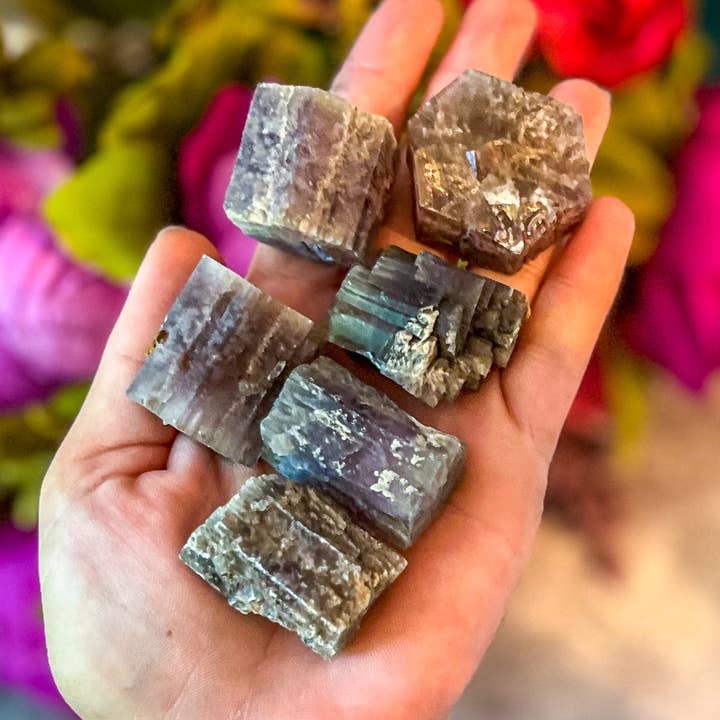 Large Raw PURPLE Aragonite for wholesale by Mandala Gems