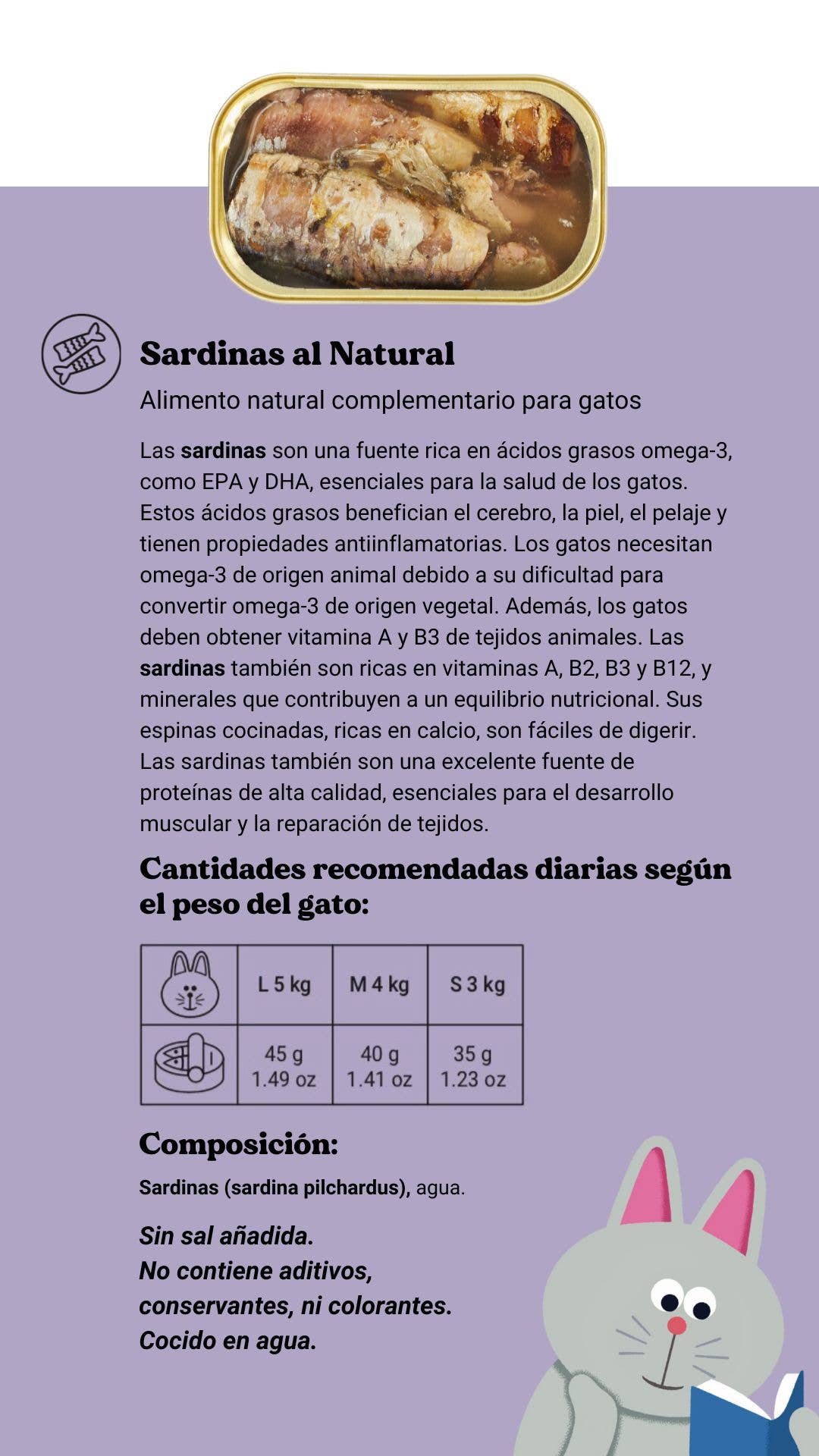 Canumi - Wholesale Pet Food - Cat - Natural sardines Cats5