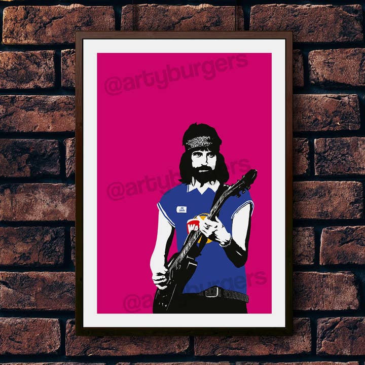 Serge Lcfc | Ispirato ai testi rock indie | Poster musicale per la vendita all'ingrosso da parte di ArtyBurgers