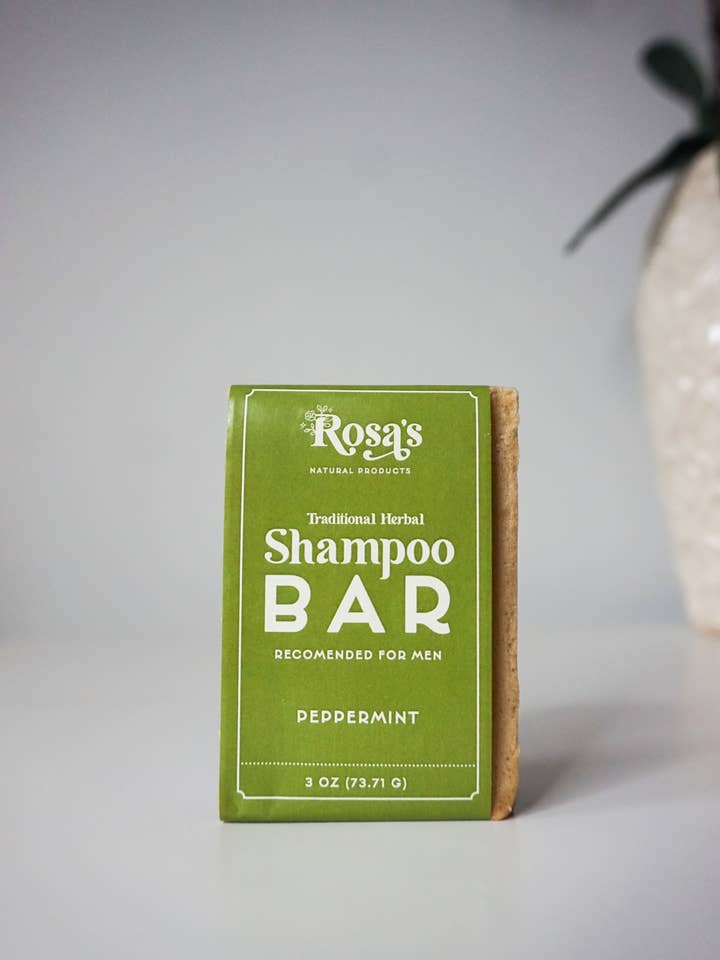 Peppermint Shampoo Bar for wholesale by Rosas Natural Products