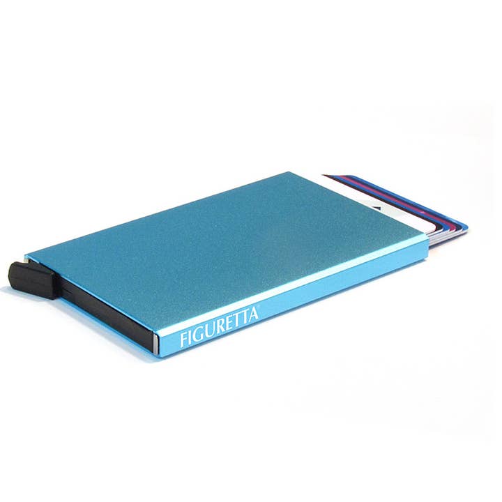 Figuretta lichtblauwe hardcase portemonnee voor wholesale door Figuretta