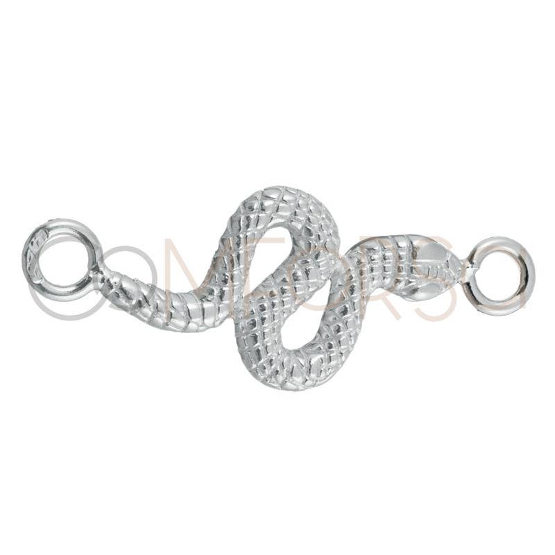 COM FORSA SL - Wholesale Individual Charm/Pendant - Sterling Silver 925 Snake Connector 16 X 8 Mm3