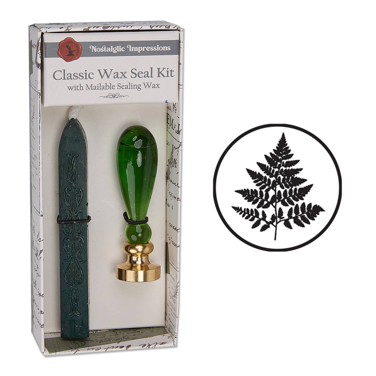 Freund Mayer & Co. - Wholesale Sealing Wax - Murano Glass handle Wax Seal Kits-12 popular symbols12