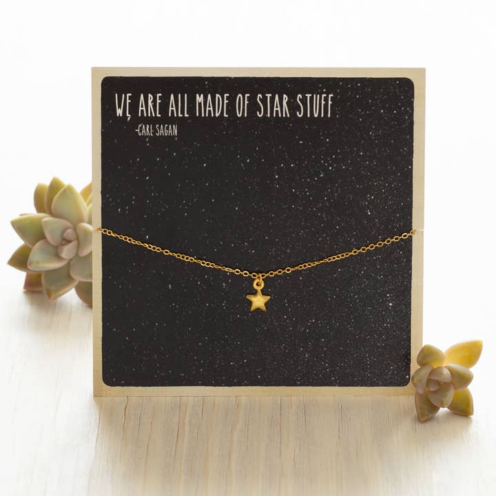 Amano Studio - Wholesale Pendant/Charm Necklace - Carded Gift Necklace - Star