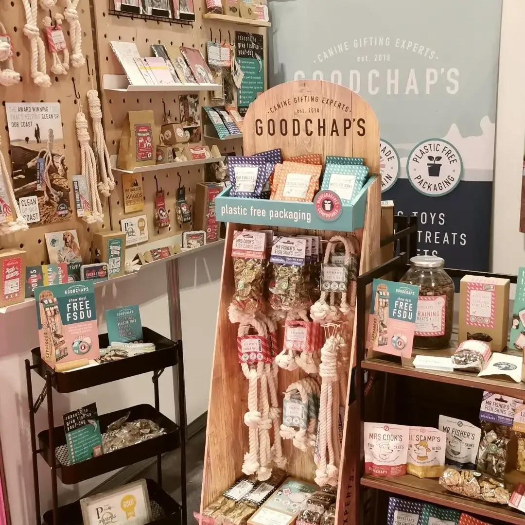 Goodchap's – wholesale Retailer display – Pets – Floor Standing Display Unit (Unfilled) | Goodchap's Dog FSDU8