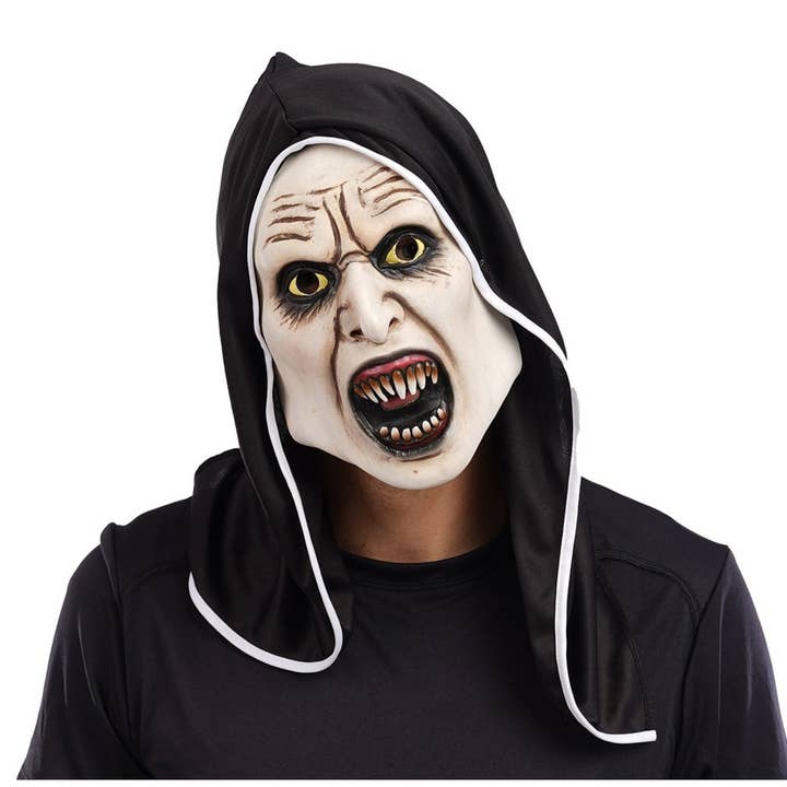 Skrämmande Nunna Latex Mask Halloween Fancy för wholesale av Stylex Party