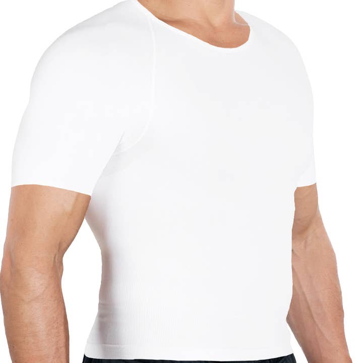 Esteem Apparel - Wholesale T-shirt – men's - UltraSlim Slimming Compression Shirts Body Shaper Shirt6