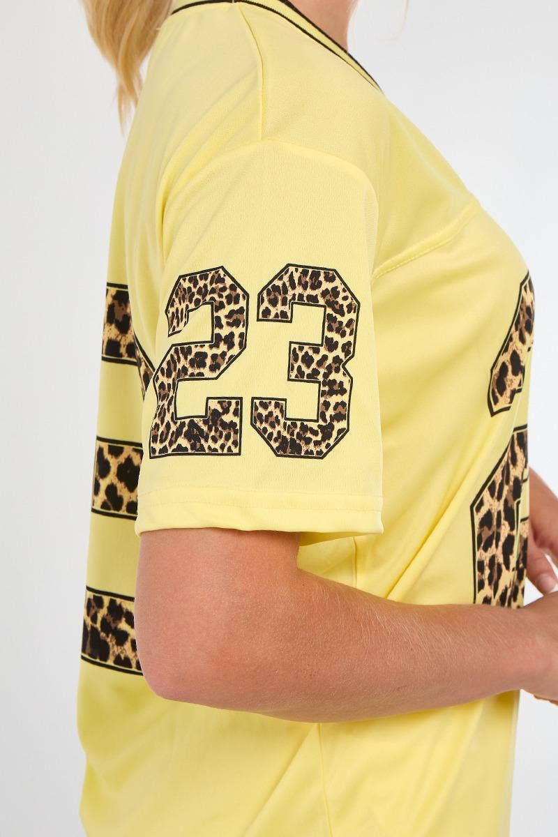 AX Labels - Wholesale Top & Short Set (NOT Loungewear) - Women's - Leopard Print 23 T-Shirt With Shorts Co-ord32