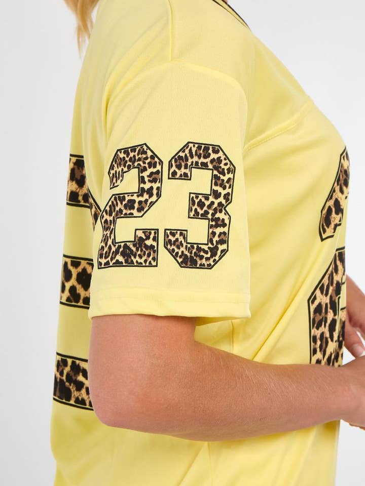 AX Labels - Wholesale Top & Short Set (NOT Loungewear) - Women's - Leopard Print 23 T-Shirt With Shorts Co-ord32