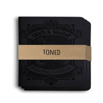 Small Toned Tan Paper Sketchbooks - 3 Pack