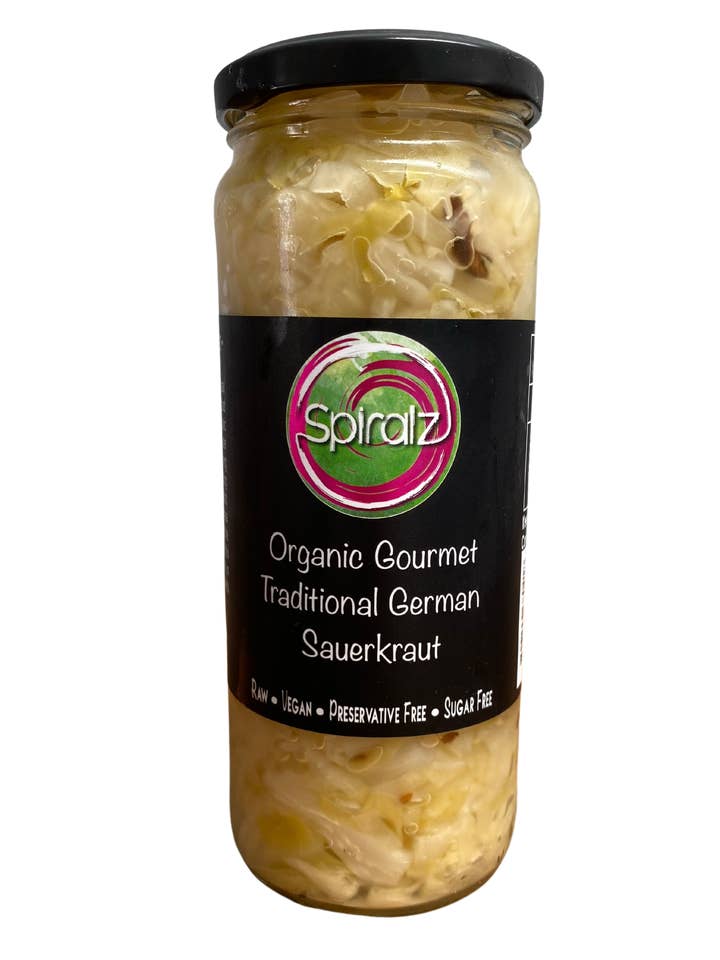 NEW Traditional Gourmet German Sauerkraut for wholesale by Spiralz Fermented Foods