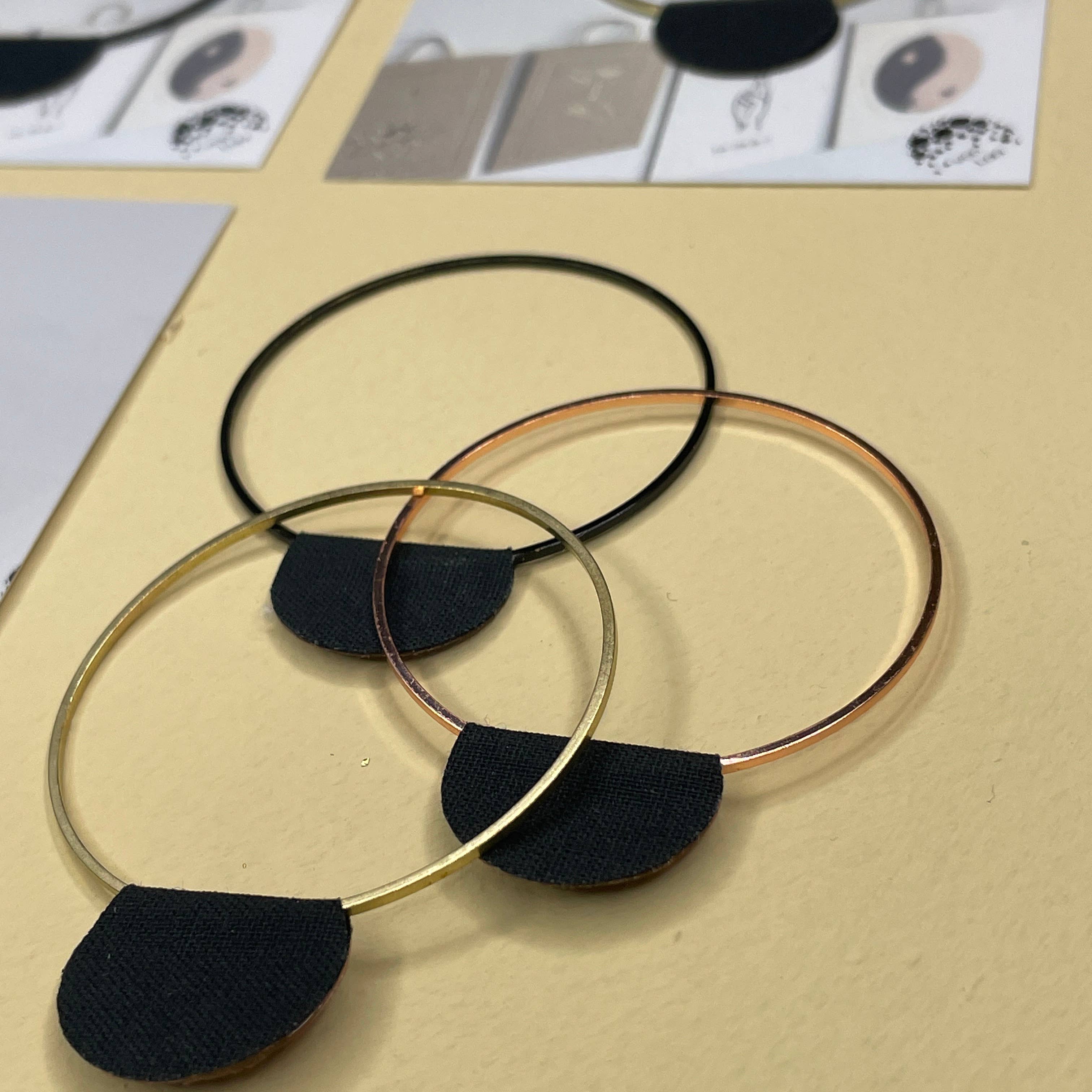 von Lani = Jewellry + Suncatchers - Wholesale Picture Frame - Large circular picture hanger 4.5cm, Gold, Black, Rose, Silver2