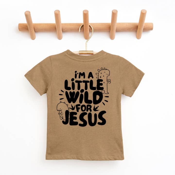 Tea Shirt Shoppe - Wholesale Screen Printed T-Shirt - Kids - I'm A Little Wild For Jesus Youth & Toddler Tee