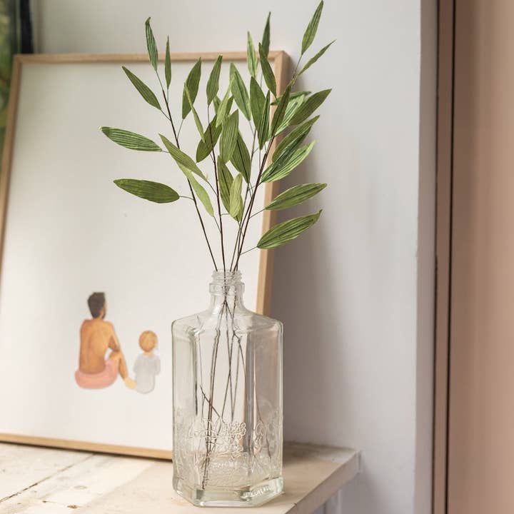 Grøn papir bambus for engroshandel hos Flowrette