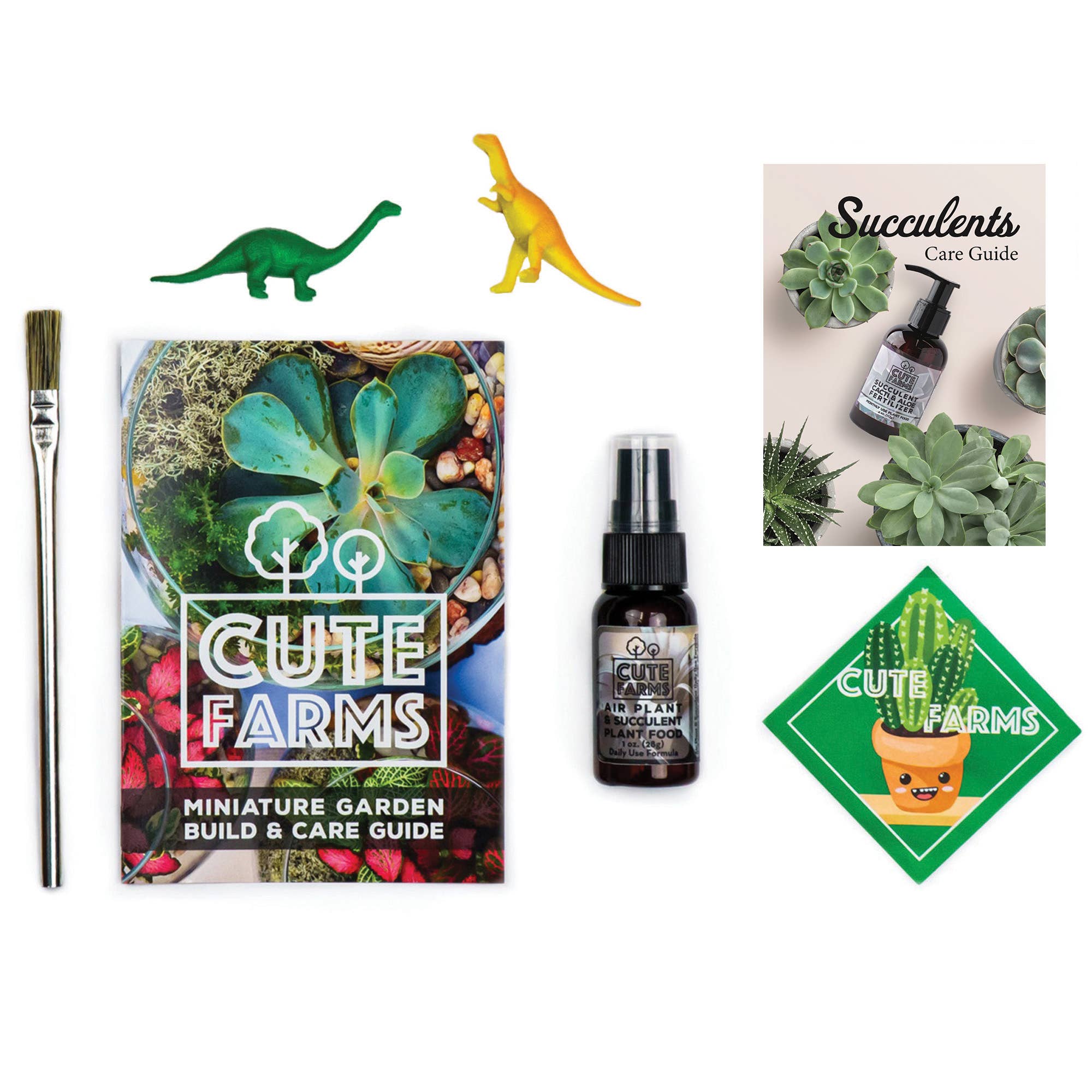 Cute Farms - Wholesale DIY Craft Kit - Round & Teardrop Terrarium Kit1