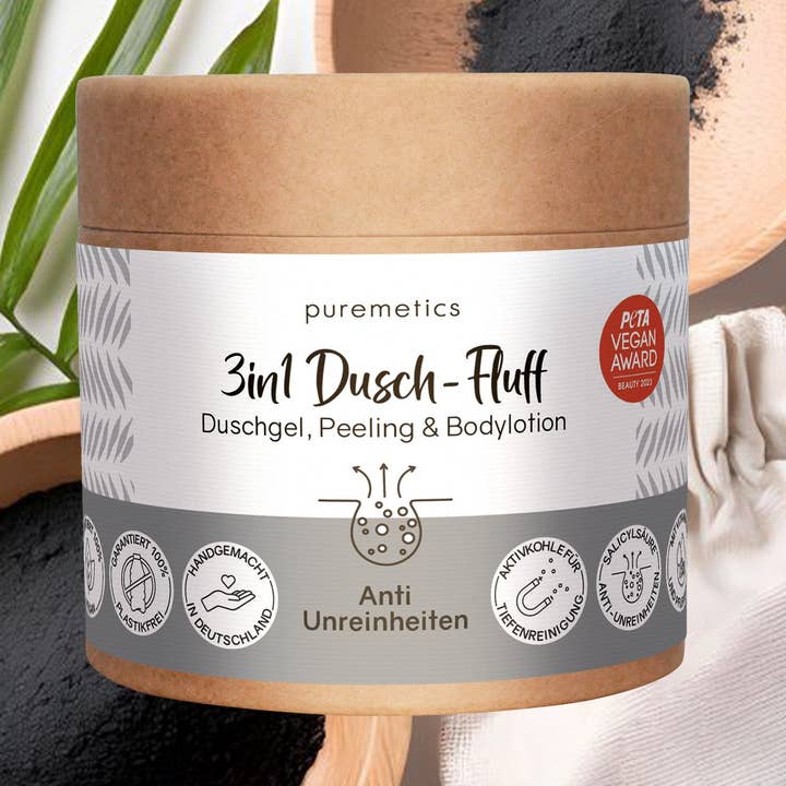 3in1 Shower Fluff 'Anti-Impurities' for wholesale by puremetics GmbH