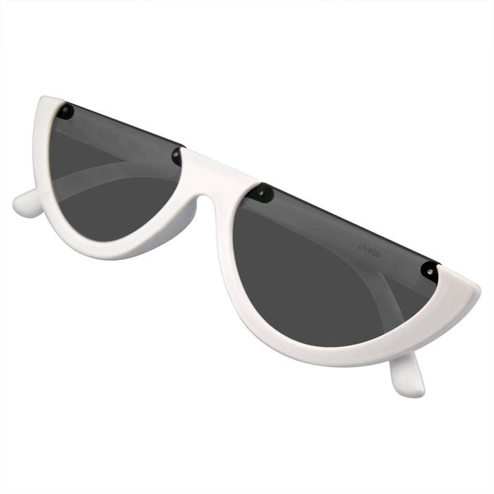 Emblem Eyewear - Wholesale Zonnebril - Dames - Clout bril Cat Eye zonnebril Vintage half mod stijl
