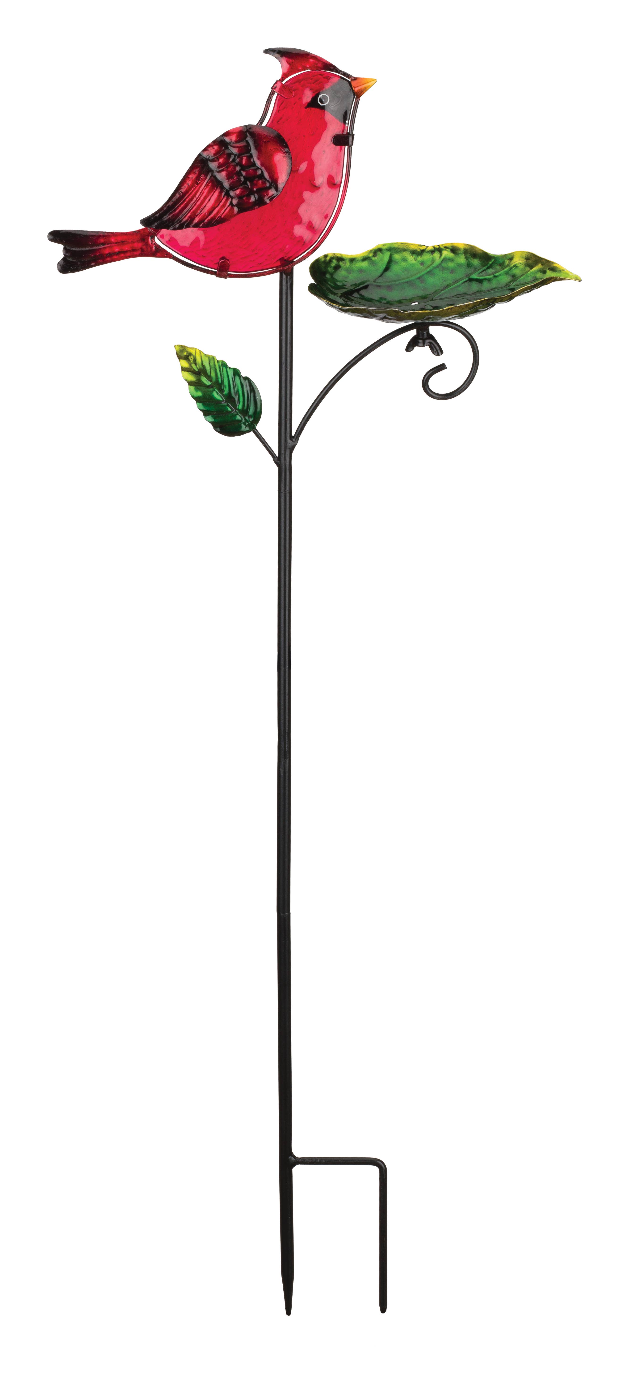 Regal Art & Gift - Wholesale Garden/Lawn Stake - Bird Feeder Stake - Cardinal1